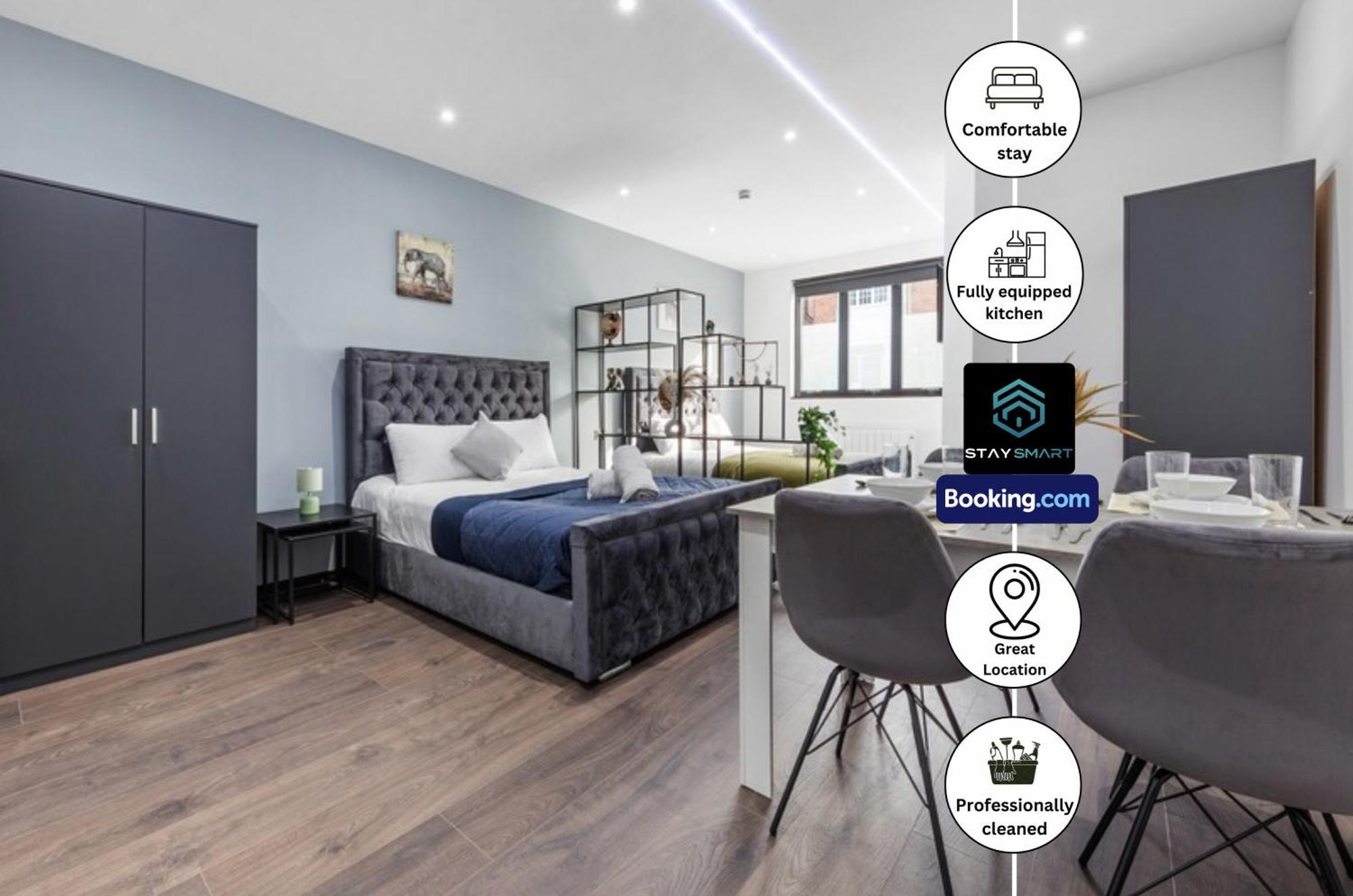Stylish Studio Apt By Stay Smart Short Lets & Serviced Accommodation Woodstock With Free Wifi Λονδίνο Εξωτερικό φωτογραφία